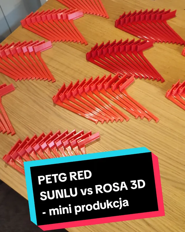 PETG SUNLU vs Rosa 3D